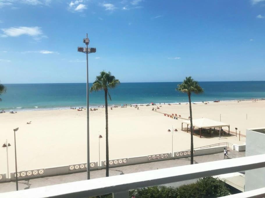 Ferienwohnung Cadiz Paseo Maritimo Playa Victoria Frontal Mar Exterior foto